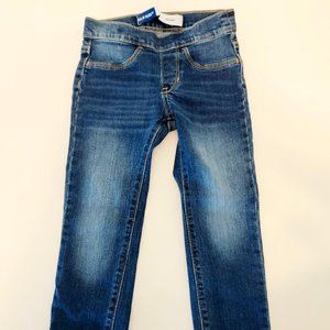 Old Navy Girls Size Small 6-7 Skinny Jeans Jeggings Blue Mid Rise Stretch EUC